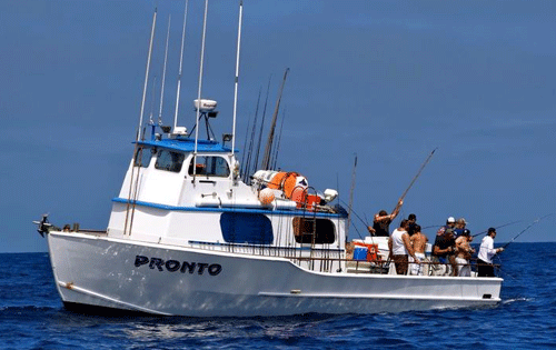 GoFish.Rocks online booking software hero banner for fishing charters