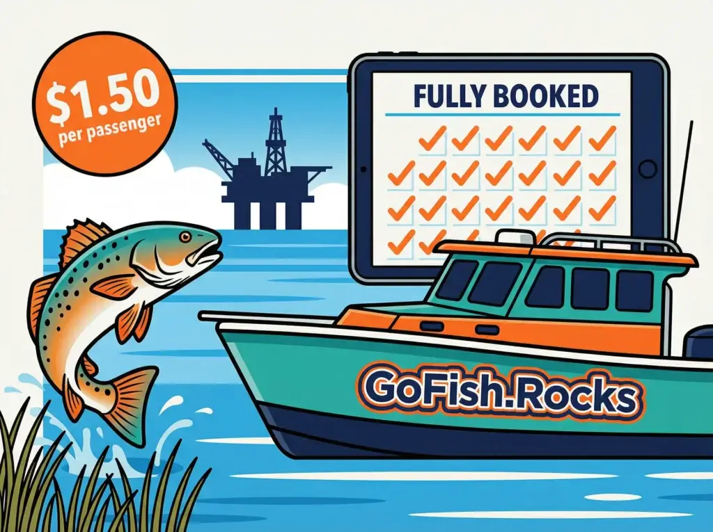 booking software for Texas fishing charters