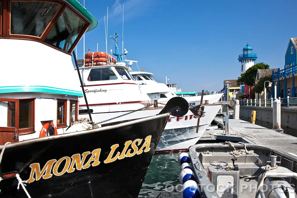 The Mona Lisa Docked At Marina Del Rey Harbor Cmf | GoFish.Rocks