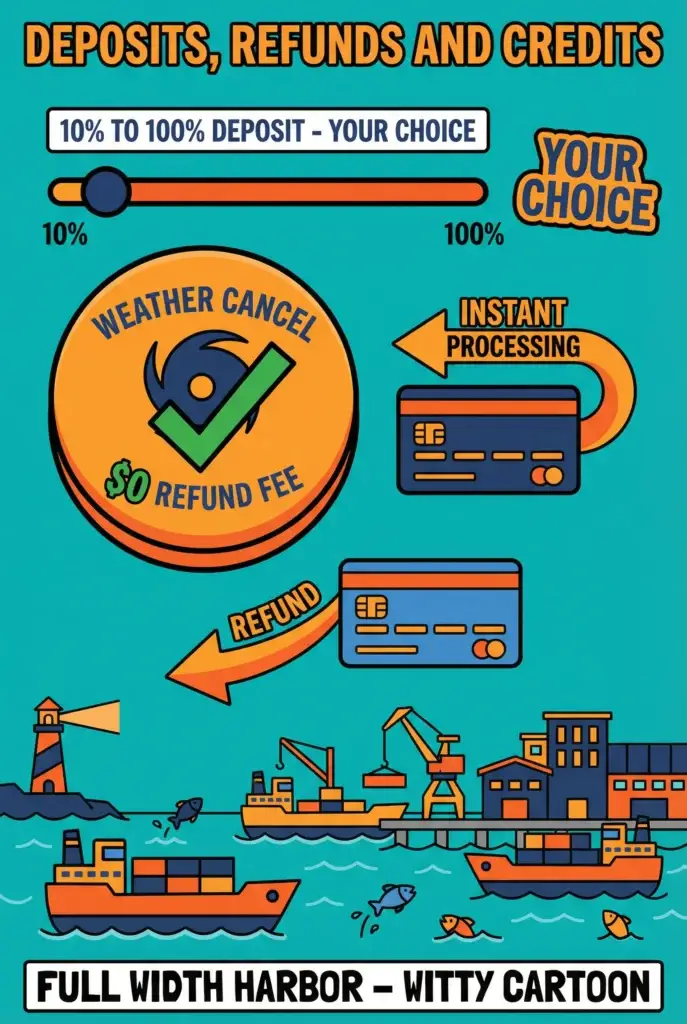 Deposits, Refunds & Credits