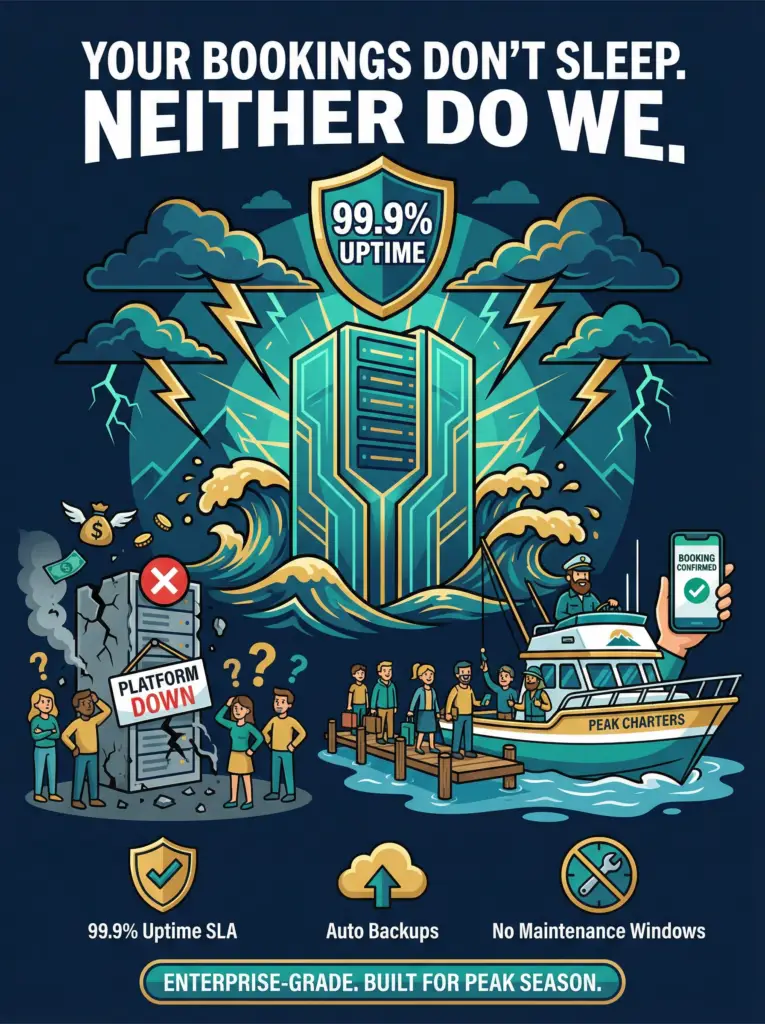 Fishing Charter Uptime