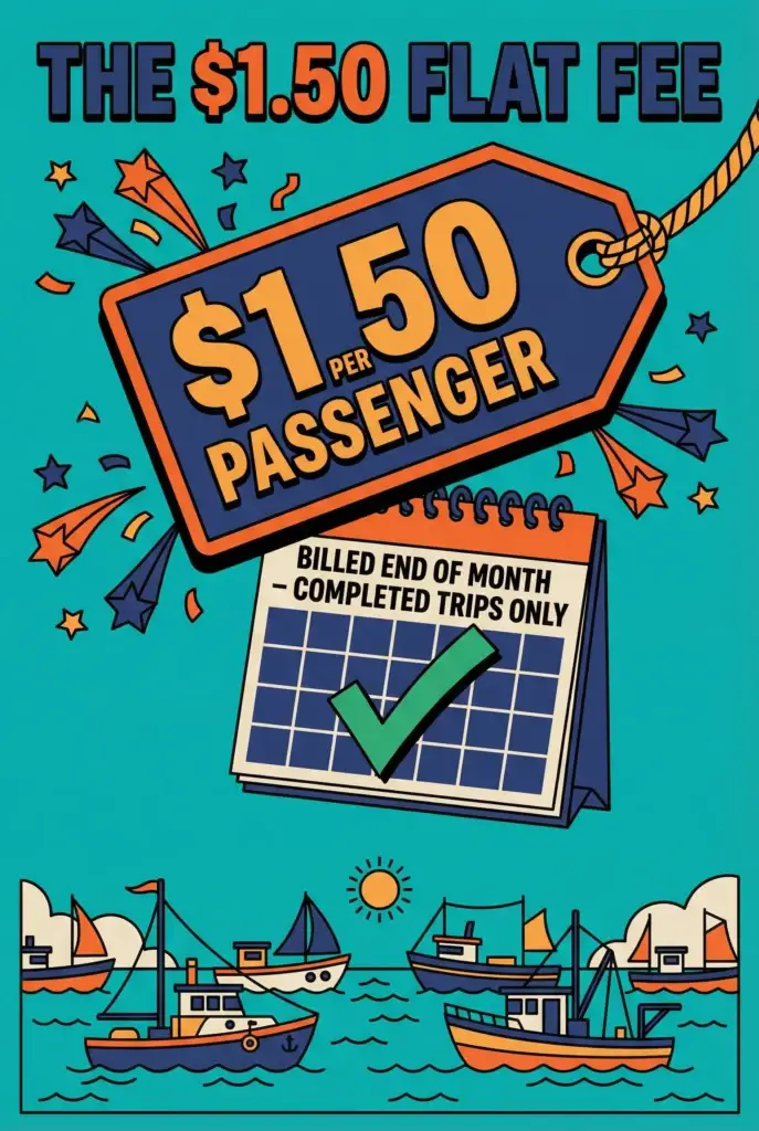 The $1.50 Flat Fee Booking System