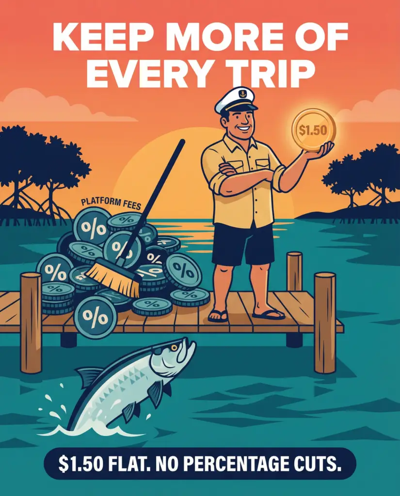 Booking Fees Florida fishing charters