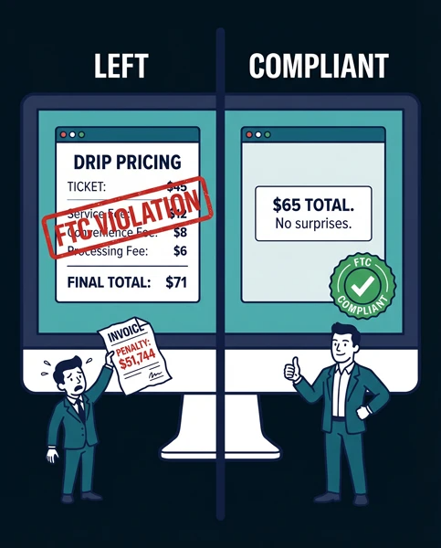 The drip pricing