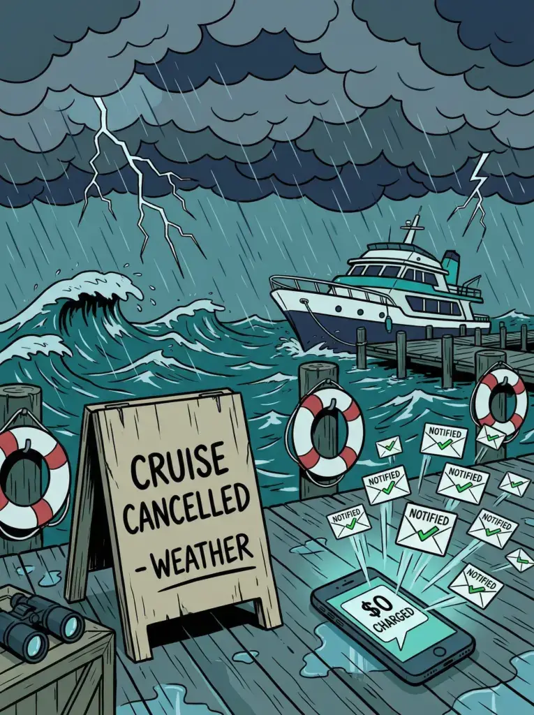 Sunset Cruise Communication