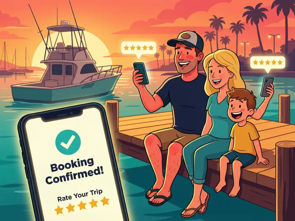 Customer Experience Fishing Charters