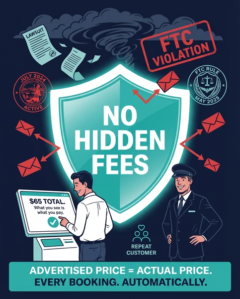 No hidden fees software