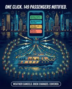 Party Boat Automated Communication