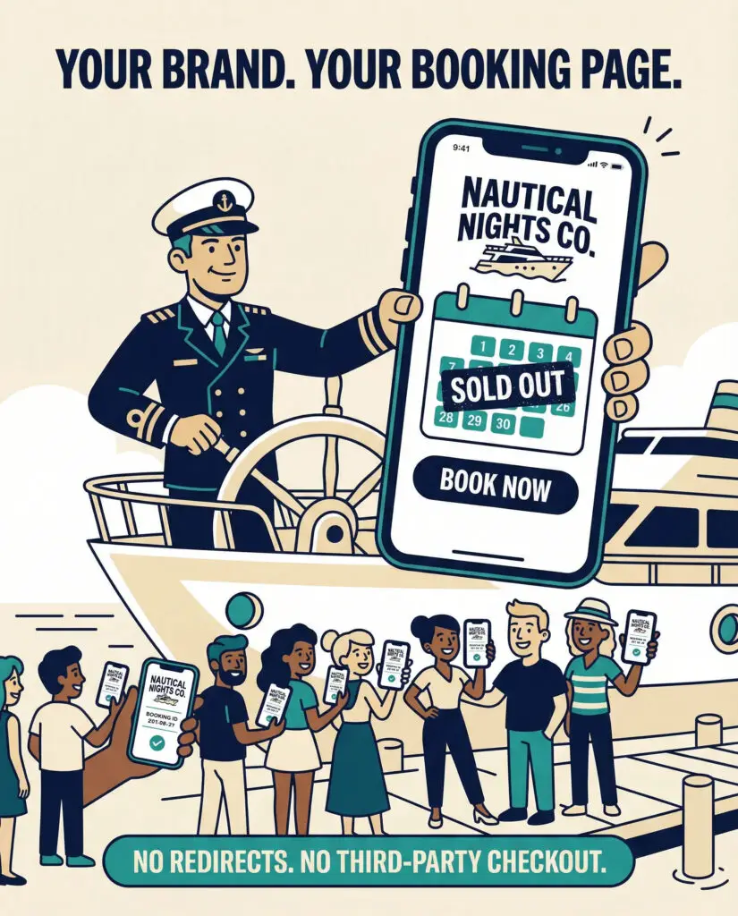 Branded booking software