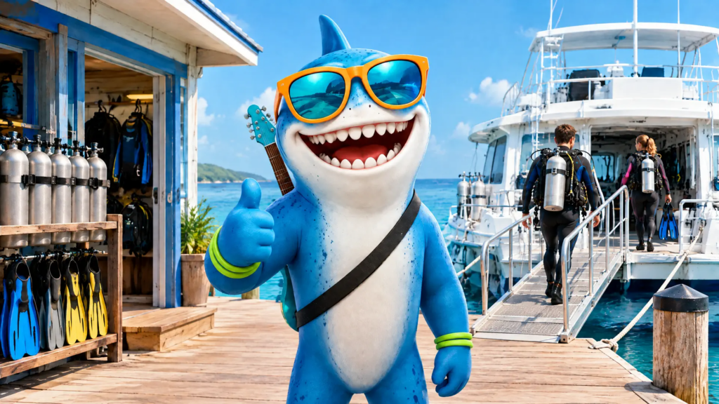 Dive shop reservation